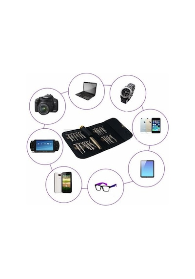 Hassas Torx Tornavida 25 in 1 Cep Telefonu Tamir Seti