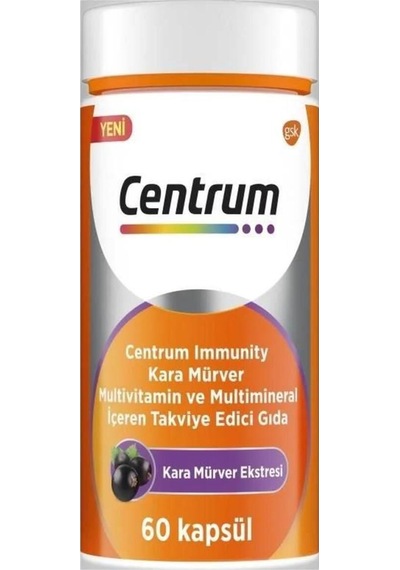 Centrum Immunity Kara Mürver Multivitamin Ve Mineral 60 Kapsül