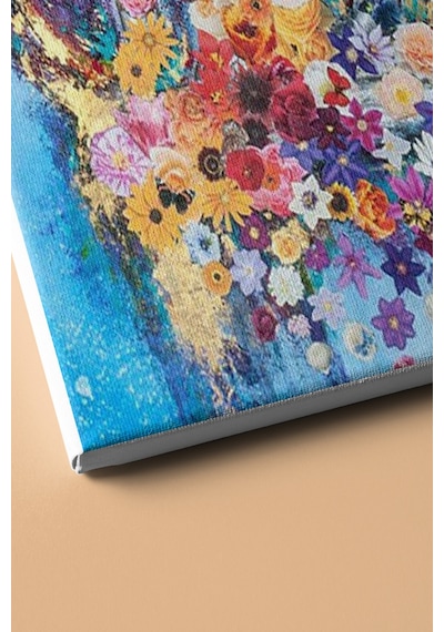 Webstyle Sayılarla Boyama Seti Kasnaklı Çiçekler 60x75 Cm