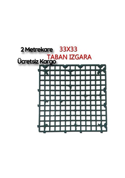 Güvercin Kümes Taban Izgarası 2 M2 - 18 Adet Tavuk Taban  Izgara