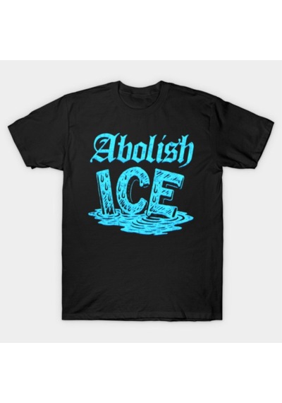 Flood Of Style Abolısh Ice T-shirt Erkekler Kadınlar Için % 100% Pamuklu T Shirt Kısa Kollu Üstler J112 Siyah