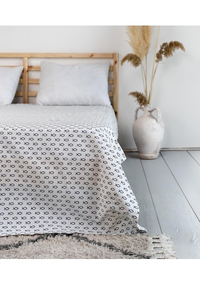 Menderes Home Cotton Collection Çift Kişilik Pike Balık Diğer