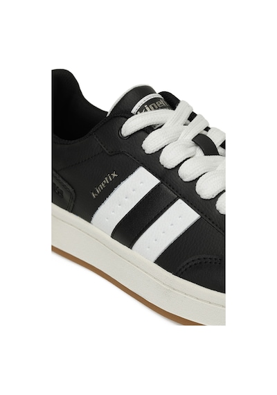 Kinetix College Pu 5pr Siyah Erkek Sneaker Siyah-beyaz