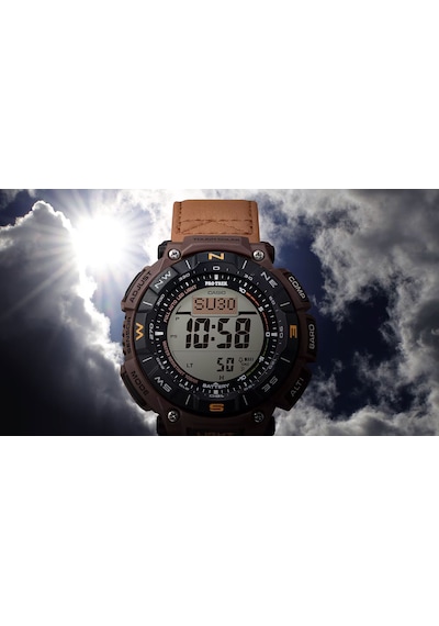 Casio Pro-trek Prg-340l-5dr Erkek Kol Saati Kahverengi