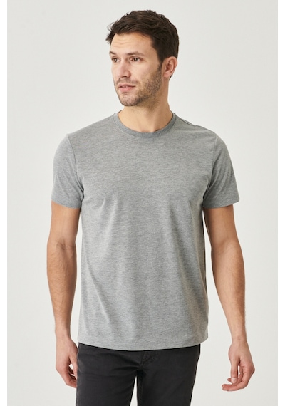 Ac&Co / Altınyıldız Classics Slim Fit 4'Lü Tişört Paket - 547236340 Gri