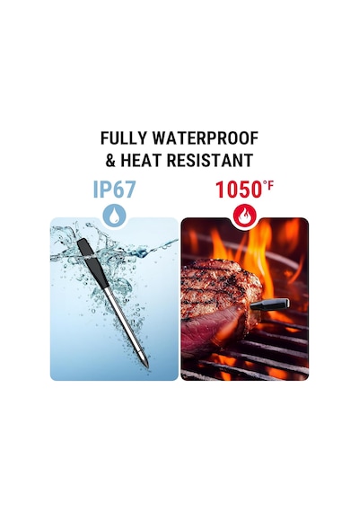 Thermopro Tp980 Tempspike Pro Wi-fi Ve Mobil Uygulama Destekli, Sınırsız Menzilli 4 Problu Dokunmatik Akıllı Barbek Diğer