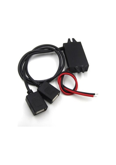 12v İçin 5v 3a 15w Dc Dc Usb Converter Su Geçirmez Araba Uyumlu Konverter Dönüştürücü 040215