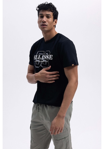 Ellesse Erkek T Shirt Em455-bk Siyah Siyah