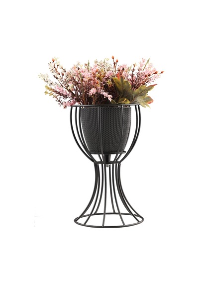 Anafor Saksılık Siyah 25 Cm Siyah Saksı