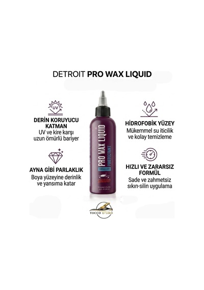 Detroit Pro Wax Liquid 946 Ml Hızlı Cila