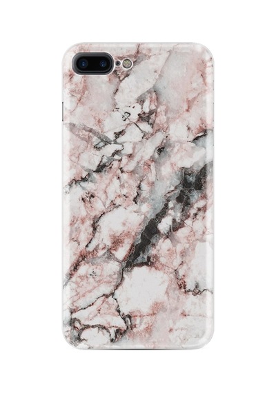 Apple Apple iPhone Uyumlu 7 Plus 8 Plus Kılıf Desenli Silikon Güzel Kılıf Colorfull Marble 2 1389