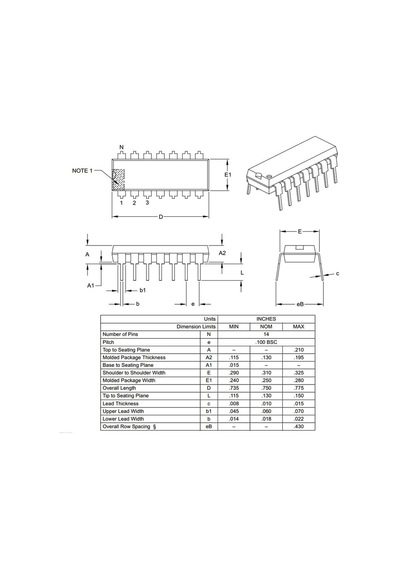 Pıc16F684 I/P Pdıp-14 8-Bit 20 Mhz Mikrodenetleyici