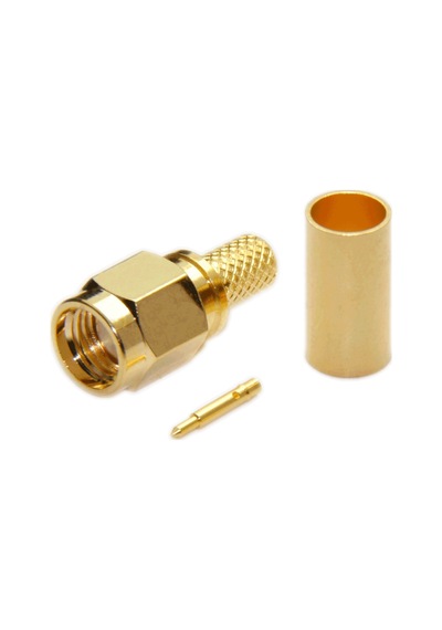 Rf Konnektör - Rg-58 - Sma - Erkek
