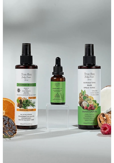 Rosemary Miracle Biberiye Bakımı 3'lü Set Tonik +serum