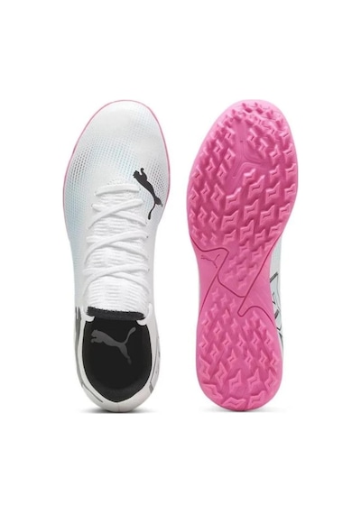 Puma Erkek Future 7 Play Tt Halı Saha Ayakkabı Beyaz - Pembe