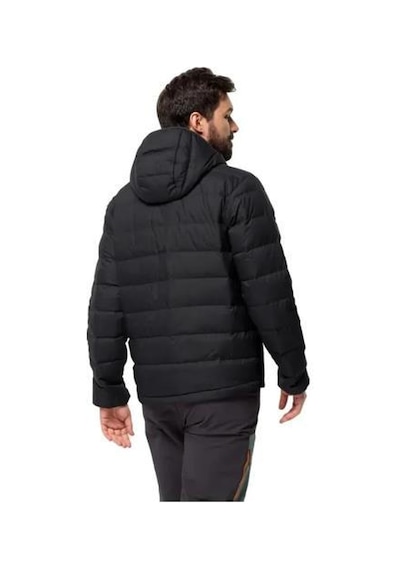 Jack Wolfskin Ather Down Hoody M Rds 1207681-out Ceket Black Erkek Mont Siyah