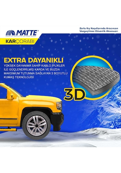 Matte Kar Çorabı - Extra Pro Series