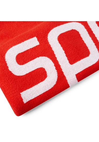 Speedo Logo Deniz Plaj Havlu Kırmızı