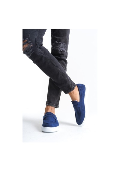 Ay Mood Slw180 Estilo X Bağcıksız Süet Erkek Günlük Spor Klasik Ayakkabı Sbt - Lacivert Ay Mood Slw180 Estilo X Bağcıksız Süet Erkek Günlük Spor Klasik Ayakkabı Sbt - Lacivert