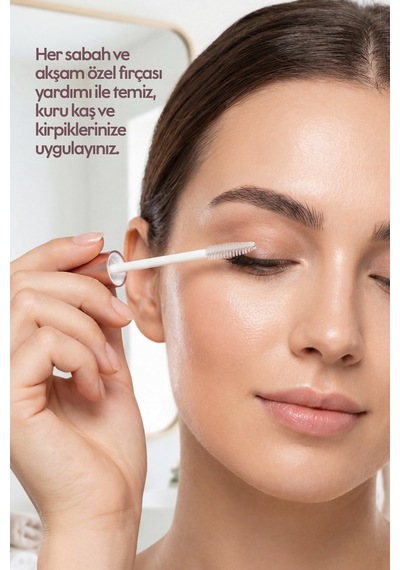 Kaş Kirpik Serumu 6 Ml Besleyici Bakım Yağı 6 Ml 2'li Set Diğer