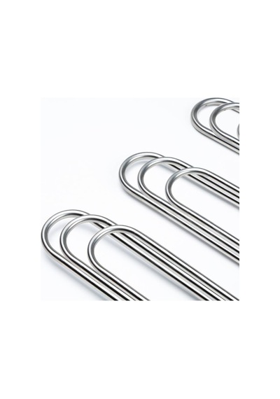 Kancalı Metal Pantolon Askısı 5 Katlı 2'li Set Gümüş Renk Çok Renkli