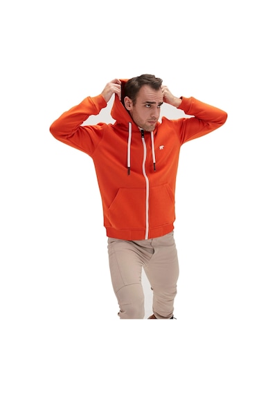 Bad Bear Even Erkek Fermuarlı Sweatshirt 21.02.12.028-c38 Turuncu