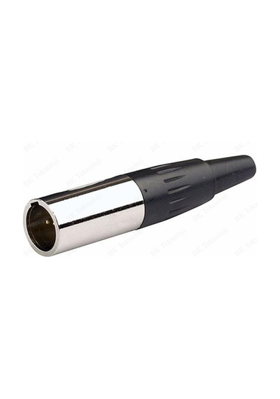 4 Pin Mini XLR Erkek Lehim Tipi Konnektör
