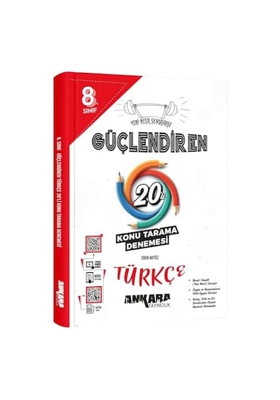 8. Sınıf Güçlendiren Türkçe 20'li Konu Tarama Denemesi