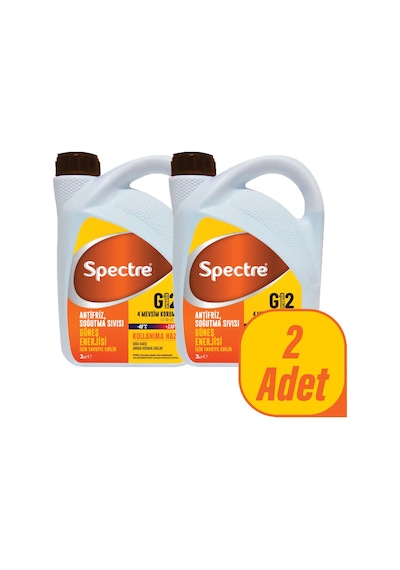 2 Adet Spectre Güneş Enerjisi Antifrizi