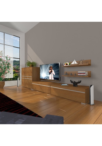 Decoraktiv Eko On Mdf Std Tv Ünitesi Tv Sehpası Ceviz