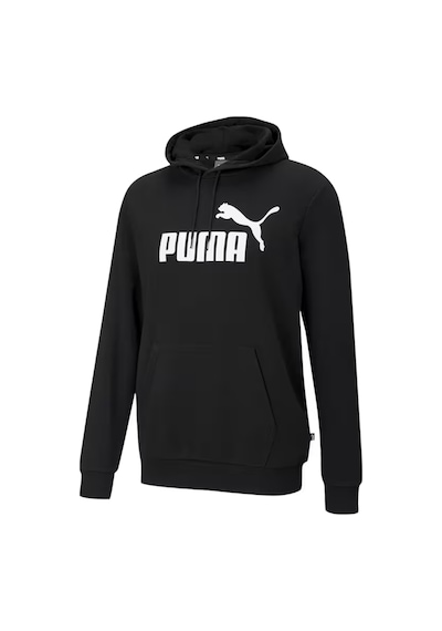 Puma Essential Big Logo Gri Erkek Sweatshirt Siyah