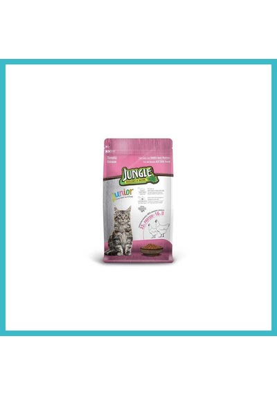 Jungle Yavru Kedi Maması Tavuklu 500 Gr 1 Adet Dfnbez