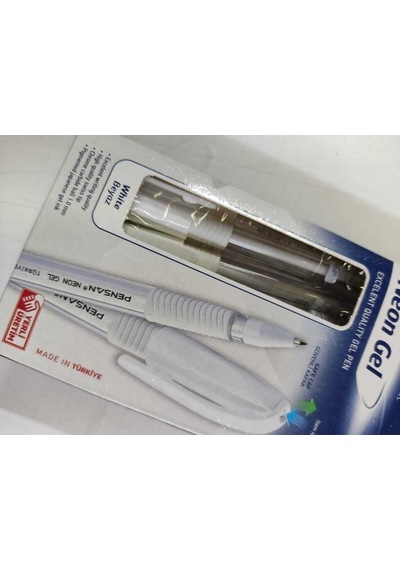 Neon Jel Beyaz Kalem 1.0 Mm 6 Adet Diğer