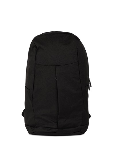 İcone Bag Icone Gölge Baskılı Laptop Gözlü Sırt Çantası Siyah