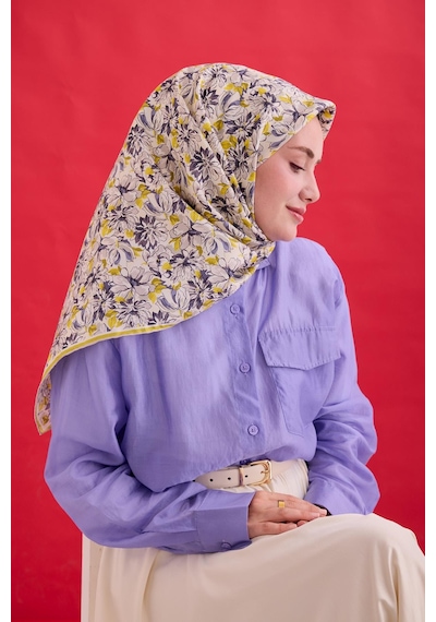 Silk Home Twill İpek Eşarp 11477-21 Ekru, Asit Yeşili, Yağ Yeşili, Çelik Mavi, Gümüş