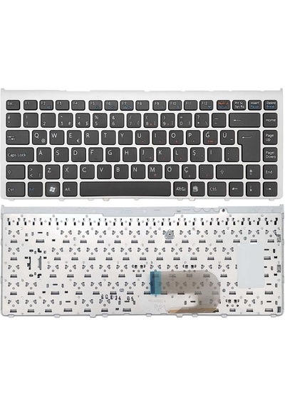 Sony Uyumlu Vaio VGN-FW Serisi Notebook Klavye  / Siyah - TR