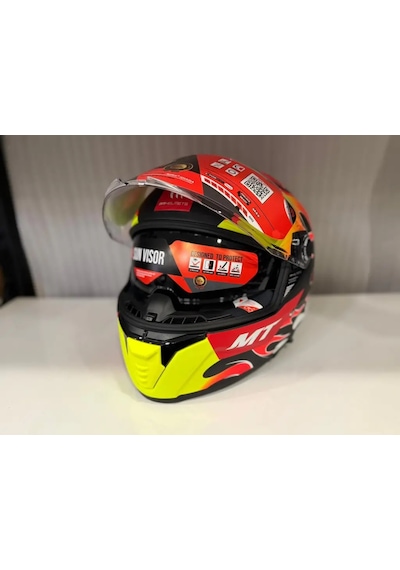 Mt Helmets Thunder 4 Sv Yamnaka B3 Motosiklet Kaskı Parlak Gri