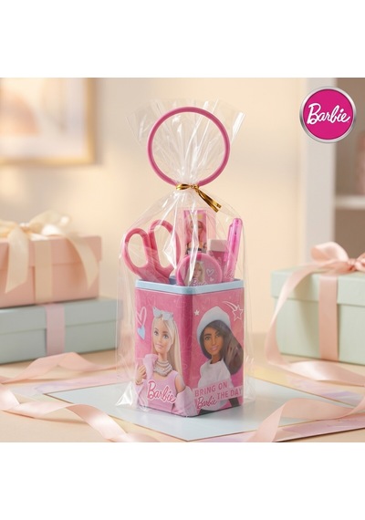 Bakgelal Barbie Resimli Okul Kırtasiye Seti Kalem Kutulu Makas, Kalemtıraş, Silgi, Cetvel Ve Kurşun Kalem - 9070925135812