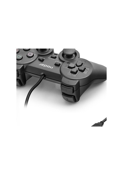 Pc Uyumlu Kablolu Usb Gamepad Oyun Kolu - Siyah Nd401 Evimdeyokyok