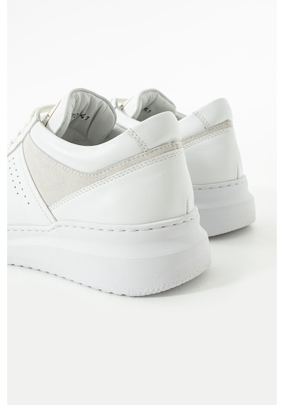 Libero Beyaz Deri Erkek Sneaker Beyaz