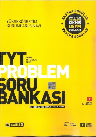 Hız Yayınları Tyt Problem Soru Bankası Yeni