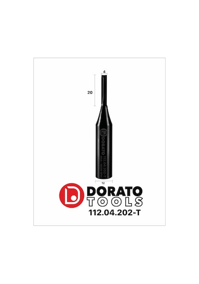 Dorato 4x20mm Titanyum Kaplı Cnc,freze Ucu