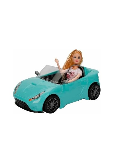 02612 - Cındy Car Bebekli Araba Siyah