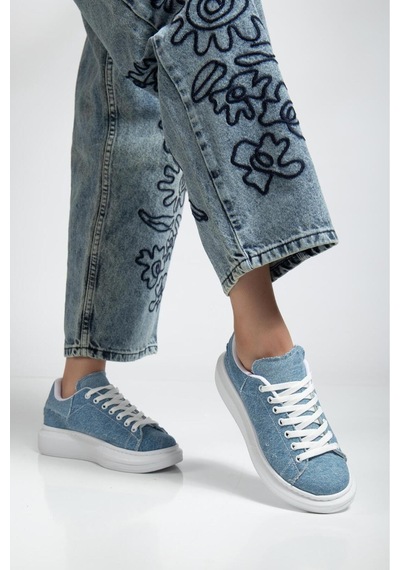 Erceka Günlük Sneaker Kadın Spor Ayakkabı Bağcıklı Beyaz-siyah-mavi-gümüş-gold-sarı Açık Mavi Kot Erceka Günlük Sneaker Kadın Spor Ayakkabı Bağcıklı Beyaz-siyah-mavi-gümüş-gold-sarı Açık Mavi Kot