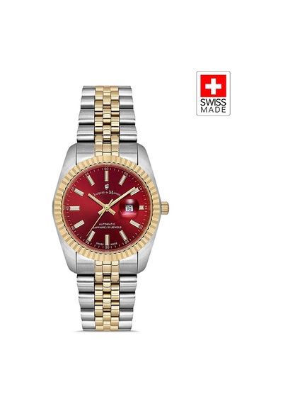 Inspıratıon Jwl04117 Sellita Sw100, 25 Jewels Otomatik Mekanizmalı, Swiss Made Kadın Kol Saati Altın - Gümüş