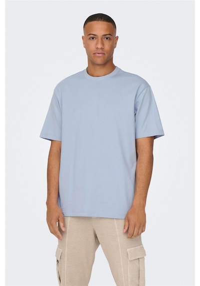 Onsfred Lıfe Rlx Ss Tee Noos Erkek Mavi T-shirt - 22022532