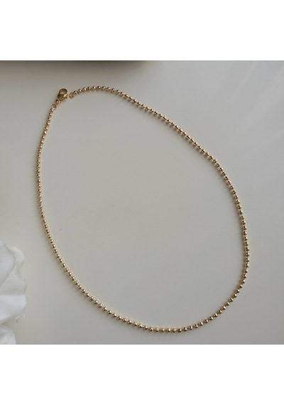 Lente Aksesuar Xuping Lüks Seri Dorika Topçuklu Gold Kolye - Antialerjik Altın