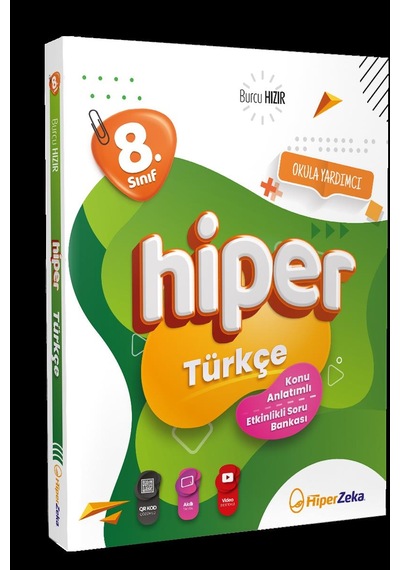 8. Sınıf Hiper Türkçe Konu Anlatımlı & Soru Bankası Hiperzeka Yayınları