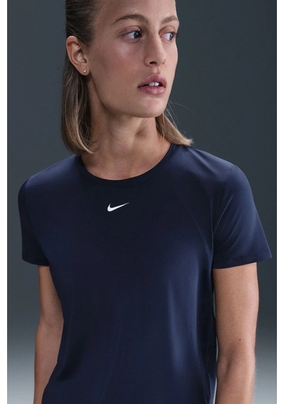Nike One Classic Training Dri-fit T-shirt Kadın Antrenman Tişört Lacivert