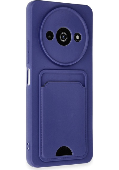 Newface - 21 - Xiaomi Redmi A3 4g Kılıf Kelvin Kartvizitli Silikon - Edntrend - - Lacivert